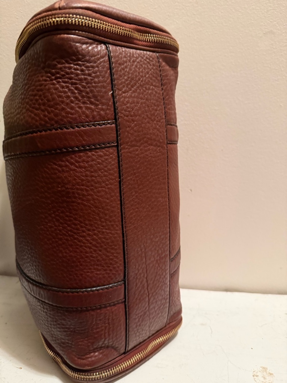 Cole Haan Hobo Brown Leather Shoulder Bag With Braided Strap - Picture 8 of 15
